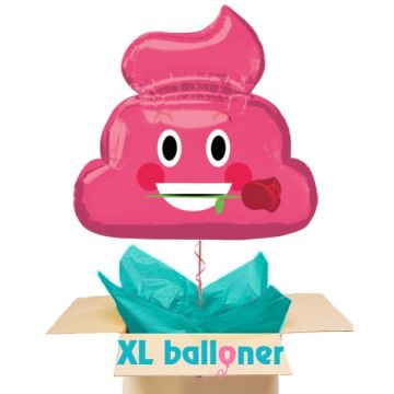 Send ballon Pink Poop