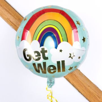 Send en ballon Get Well Regnbue