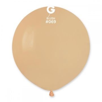 Stor Latex Ballon Blush 48 cm.