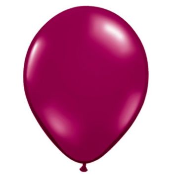 Stor Latex Ballon Burgundy 40 cm.