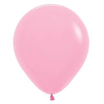 Stor Latex Ballon Fashion Bubblegum Pink 45 cm.