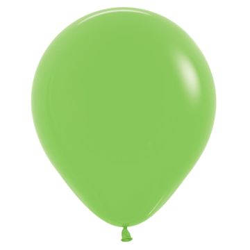 Stor Latex Ballon Fashion Lime Grøn 45 cm.