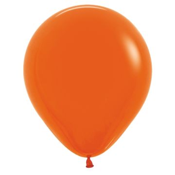 Stor Latex Ballon Fashion Orange 45 cm.