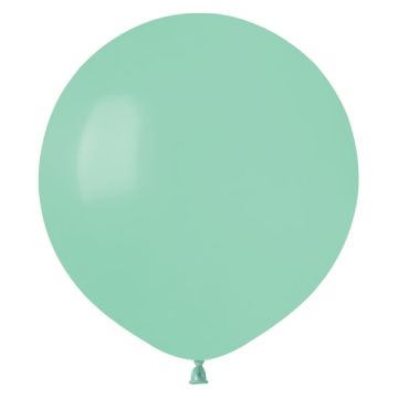 Stor Latex Ballon Mint Grøn 48 cm.