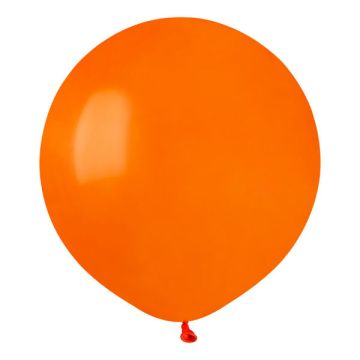 Stor Latex Ballon Orange 48 cm.