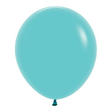 Stor Latex Ballon Turkis 45 cm