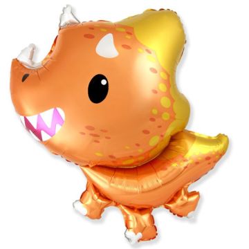 Folie Ballon Baby Dino Orange