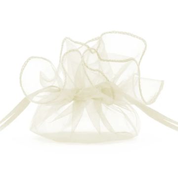 Organza Poser Creme 25 cm.