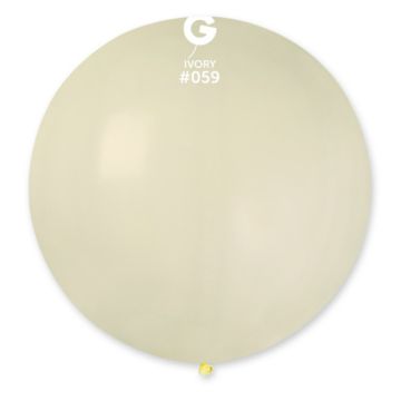 Kæmpe Latex Ballon Ivory