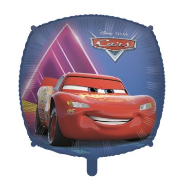 Folie Ballon Cars 46 cm. Firkant