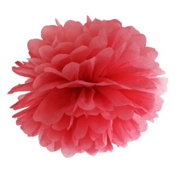 Pompom Rød 25 cm.