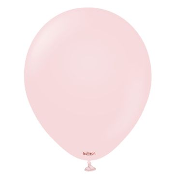 Latex Balloner Macaron Matte Pink 30 cm. 10 stk.