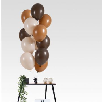 Ballon Buket KIT Mocha Chocolate