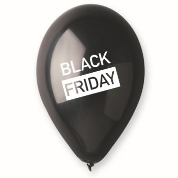 Latex Balloner Black Friday 50 stk. 30 cm.